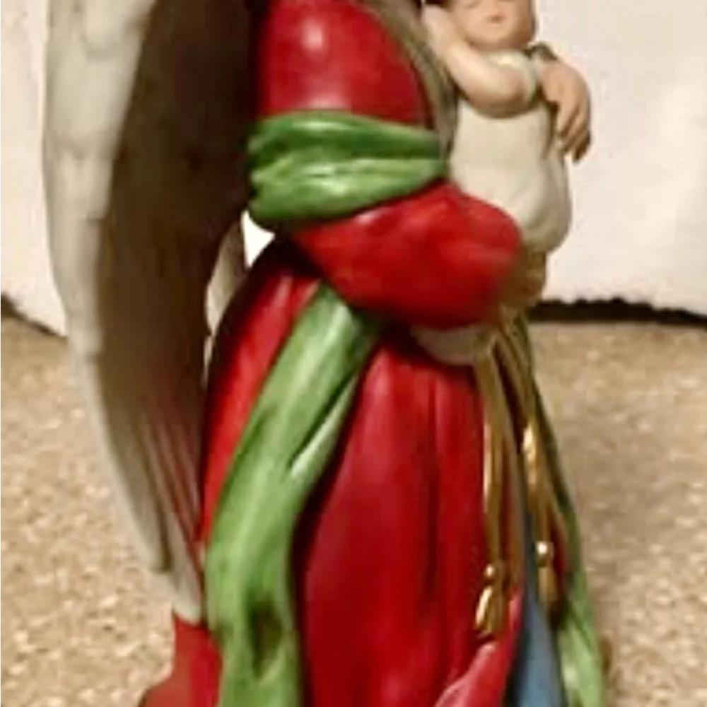 Vintage Home Interior “Guardian Angel”  #1432 Made in SRI LANKA